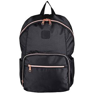 MOCHILA TORRE EMPOR BLACK & ROSE GOLD 23LTS.