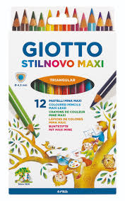 LAPICES DE COLORES GIOTTO 12 UND. STILNOVO MAXI TRIANGULAR