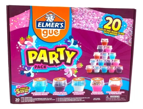 KIT SLIME ELMER´S GUE PARTY 20 PZS (2193184)