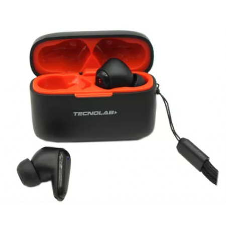 AUDIFONOS TECNOLAB INALAMBRICO TWS EARBUDS NEGRO TL567BK