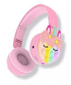 AUDIFONOS INALAMBRICOS TECNOLAB POP IT UNICORNIO BT 5.3/FM/MSD TL640 