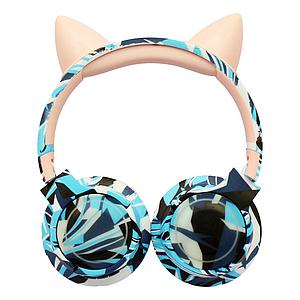 AUDIFONOS INALAMBRICOS TECNOLAB CAT MIMETIZADO ROSA/AZUL TL641P