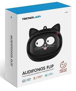 AUDIFONOS INALAMBRICOS TECNOLAB FLIP TWS GATO TL657