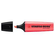 DESTACADOR STABILO BOSS PASTEL ROSADO 70/150