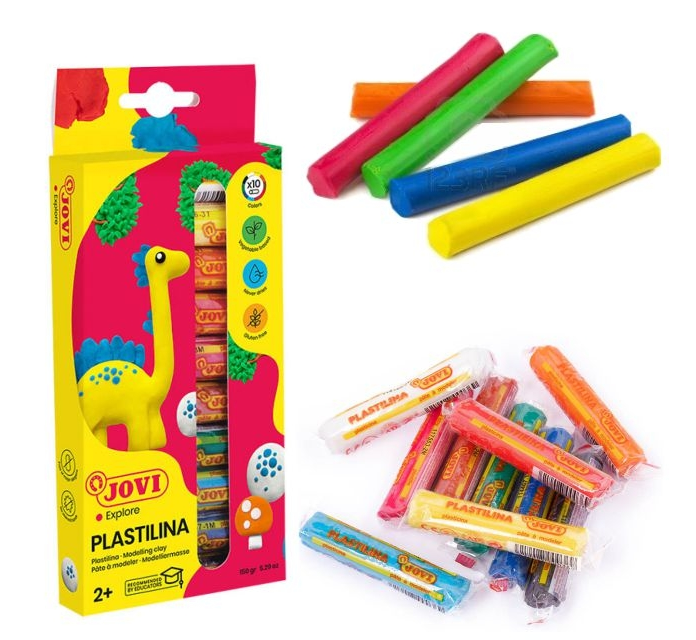 PLASTICINA JOVI 12 COLORES