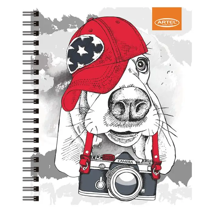 CUADERNO ARTEL UNIV. 7mm 100 Hjs ANIMALES DIVERT SOFT