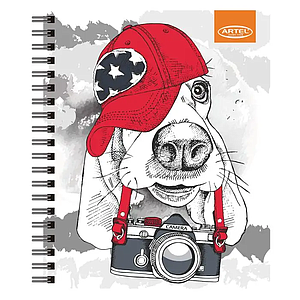 CUADERNO ARTEL UNIV. 7mm 100 Hjs ANIMALES DIVERT SOFT