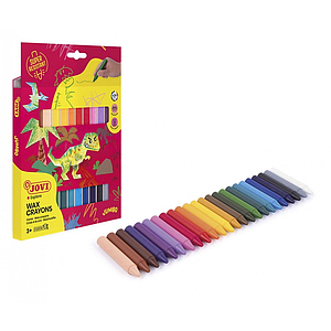 CRAYONES DE CERA JUMBO JOVI 24 COLORES