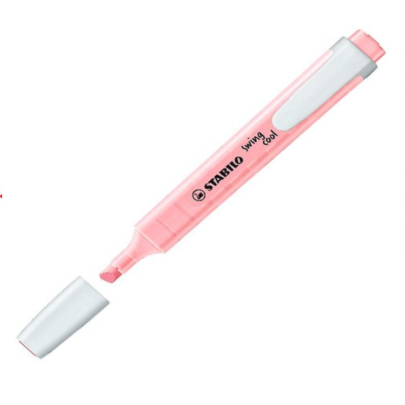 DESTACADOR STABILO SWING COOL ROSA PASTEL