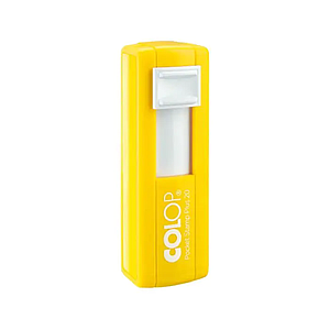 TIMBRE POCKET COLOP SP20 38 X 14mm AMARILLO ALM NEGRA