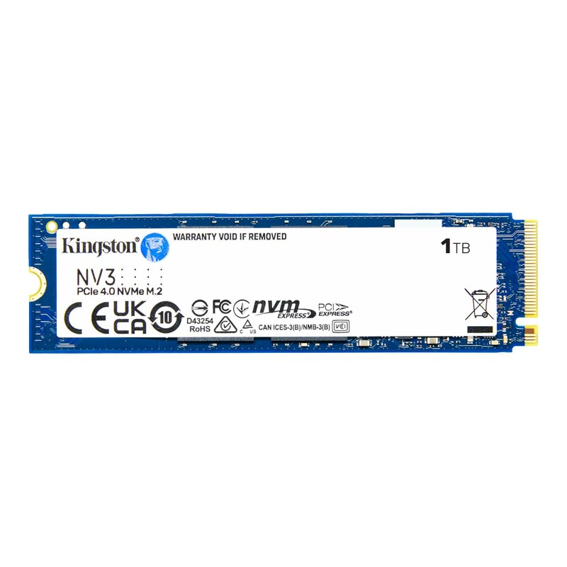 UNIDAD SSD KINGSTON M.2(2280) PCIe 4.0 NVMe 1TB NV3