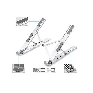 BASE ELEVADORA AJUSTABLE DE ALUMINIO PARA NOTEBOOK MLAB