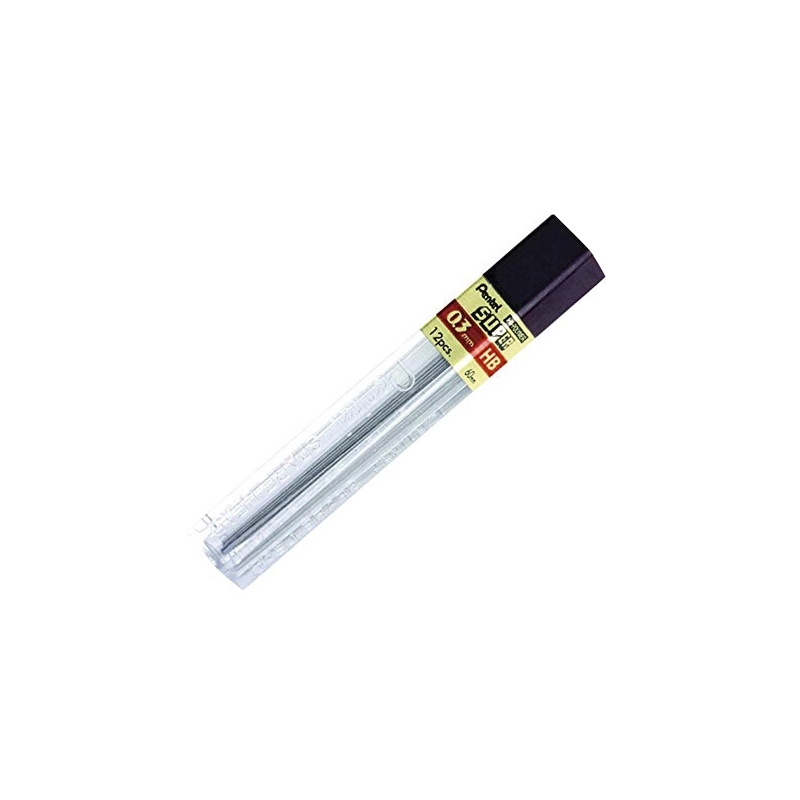 TUBO MINA PENTEL 0.3 HB 