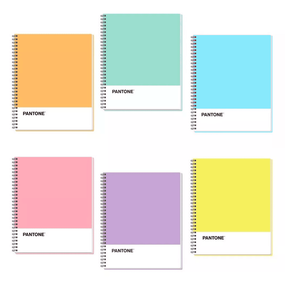 CUADERNO MULTIVERSO UNIV. 7mm 100 Hjs PANTONE COLORES PASTELES