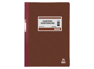 LIBRO CONTROL EXISTENCIA BUHO 100 Hjs (ART-187)