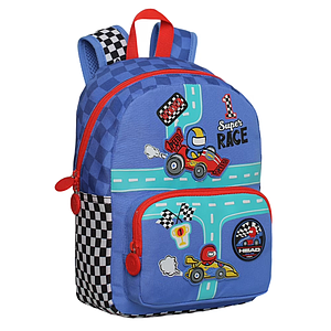 MOCHILA HEAD POP CAR RACE AZUL 8 LTS