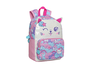MOCHILA HEAD POP GATO SIRENA ROSADO 8 LTS