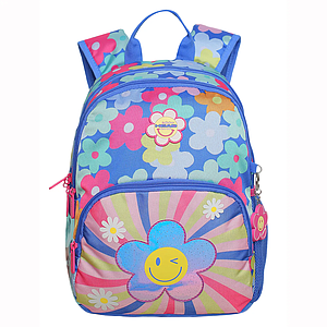 MOCHILA HEAD GUM SMILE FLOWERS MORADO 17 LTS