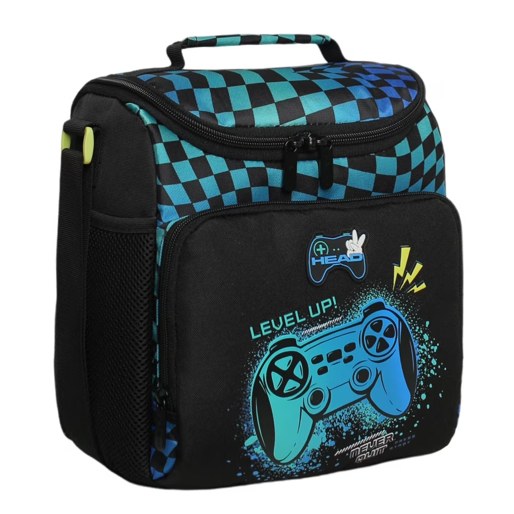 LONCHERA HEAD FREEZE KIDS CHESS GAMER NEGRO