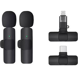 MICROFONO DUAL TECMASTER INALAMBRICO TIPO-C ANDROID/IPHONE