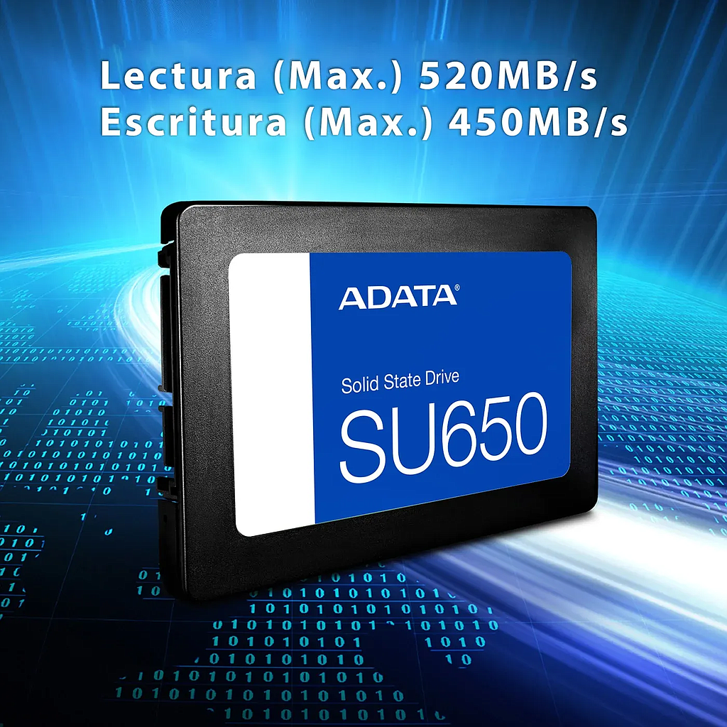 UNIDAD SSD INTERNO ADATA 256GB 2.5"