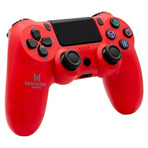 JOYSTICK MONSTER INALAMBRICO PS4 ROJO