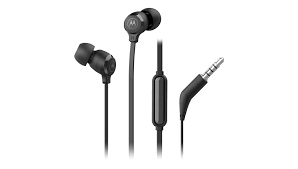 AUDIFONOS MOTOROLA EARBUDS 3-S C/MICROFONO NEGRO