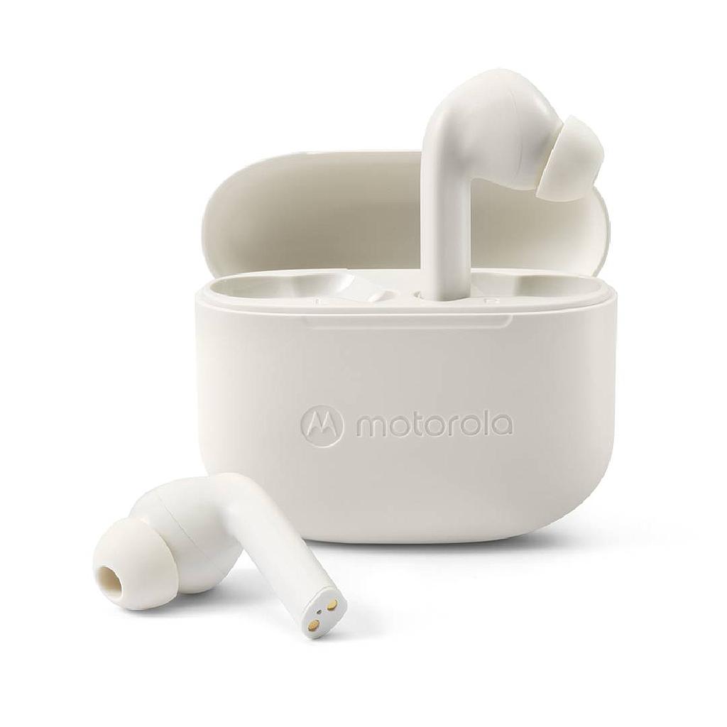 AUDIFONOS BLUETOOTH MOTO BUDS 065 C/MIC BLANCO