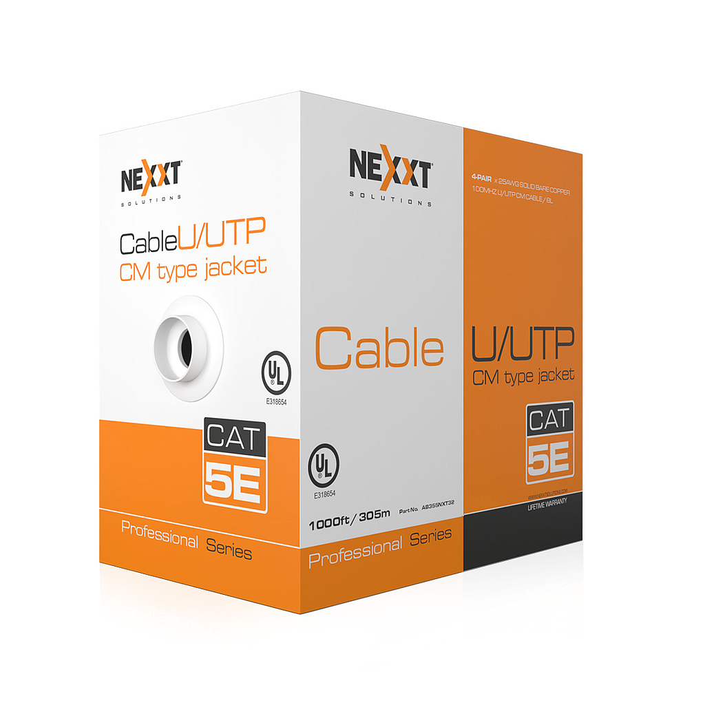 CAJA CABLE RED NEXXT CAT5e 303MTS AB355NXT32 AZUL