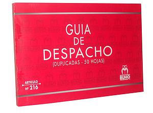GUIA DE DESPACHO DUPLICADO. ART-216