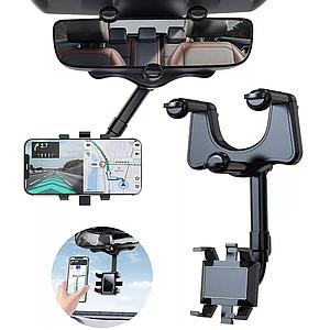 SOPORTE UNIVERSAL DE TELEFONO DBLUE PARA RETROVISOR GIRO 360°