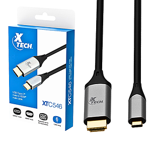 CABLE XTECH XTC546 USB TIPO C A HDMI 1.8 METROS