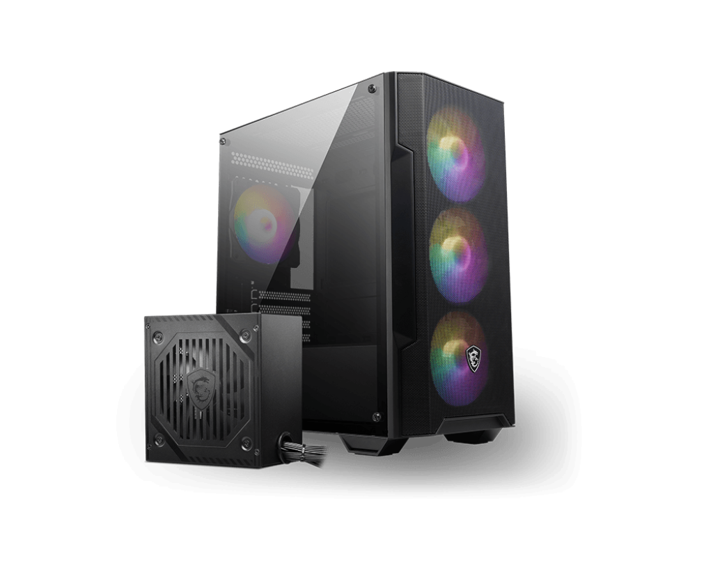 GABINETE MSI FORGE M100A ATX C/FUENTE 600W