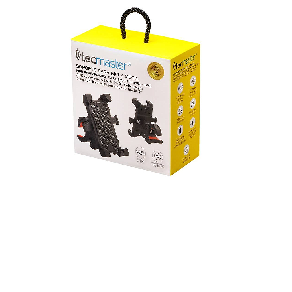 SOPORTE PARA BICI/MOTO TECMASTER ROT.360°TM-700503 