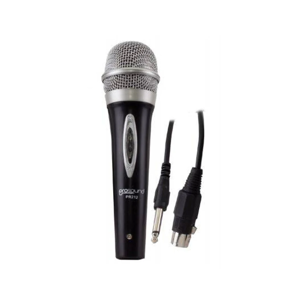 MICROFONO PROSOUND COLOR METALIZADO PR-212 UNI DIRECCIONAL