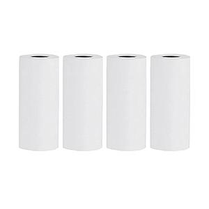 ETIQUETA AUTOADHESIVA EN ROLLO BLANCA-4 UNIDADES