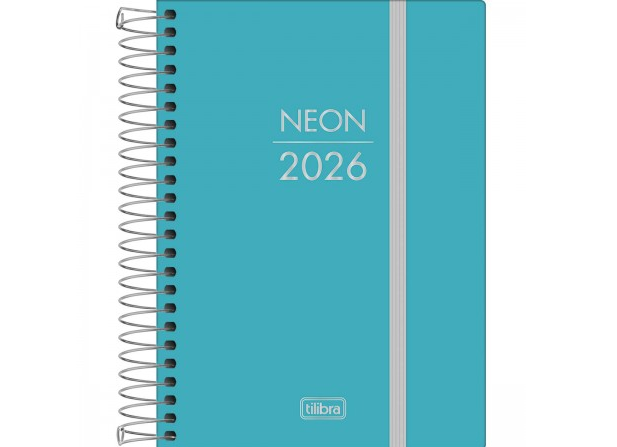 AGENDA TILIBRA 2026 NEON CPP M4 DIA X HOJA