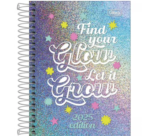 AGENDA TILIBRA 2026 ESPIRAL GLOW M4 DIA X HOJA 176HJ