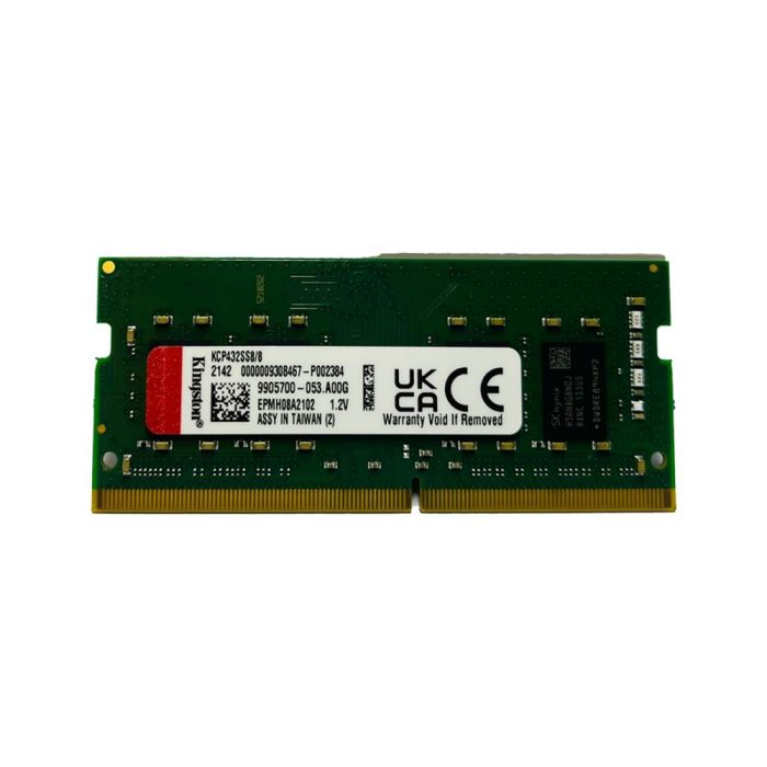 MEMORIA RAM KCP 8GB 3200MHz DDR4 SODIMM  KCP432SS8/8