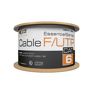 CARRETE CABLE RED NEXXT F/UTP Cat6 305mts NEGRO CMX EXTERIOR