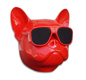  PARLANTE BULLDOG FRANCES 5W BT/MICROSD/AUX ROJO