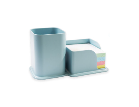 PORTA LAPIZ Y PORTA NOTA PLASTICO SWORLD CALIPSO 