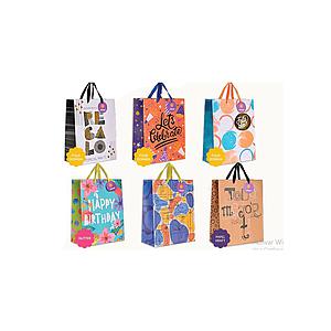 BOLSA DE REGALO VILLAGE TODA OCASION L 26 X 33 X 13 CM 