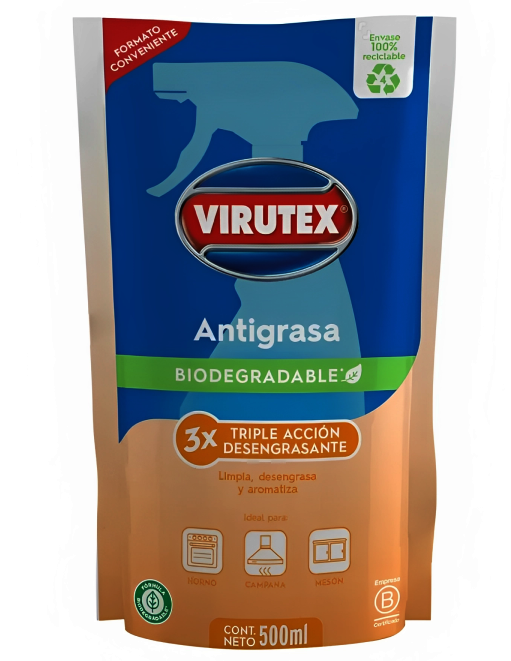 ANTIGRASA VIRUTEX DOYPACK 500 ml. ( CA )