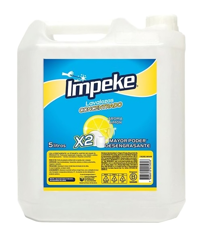 LAVALOZA IMPEKE LIMON 5 LITROS ( CA  ) ( LIC.W )