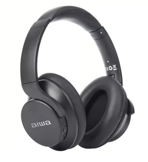 AUDIFONOS AIWA BLUETOOTH OVER EAR CON ANC AWKNC1090L