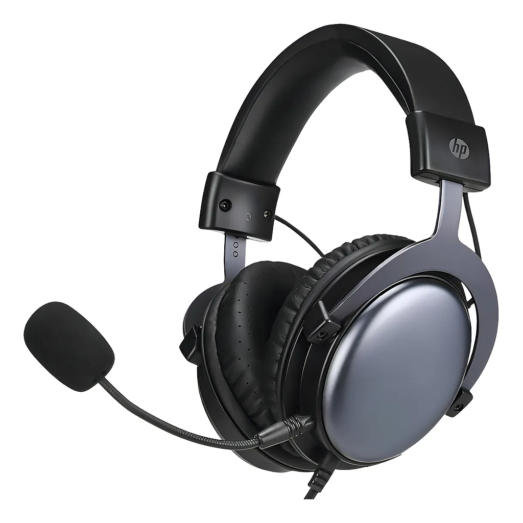 AUDIFONO GAMER HP DHE-8005 COMPATIBLES CON PC  CABLE 2M CONTROL DE VOLUMEN CONECTOR AUX 3.5MM