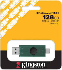 PENDRIVE KINGSTON DTDEG2 / 128GB 3.2 DATATRAVELER DUO USB -A + USB -C