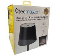 LAMPARA TACTIL LED TECMASTER RECARGABLE  TIPO-C TM-800107