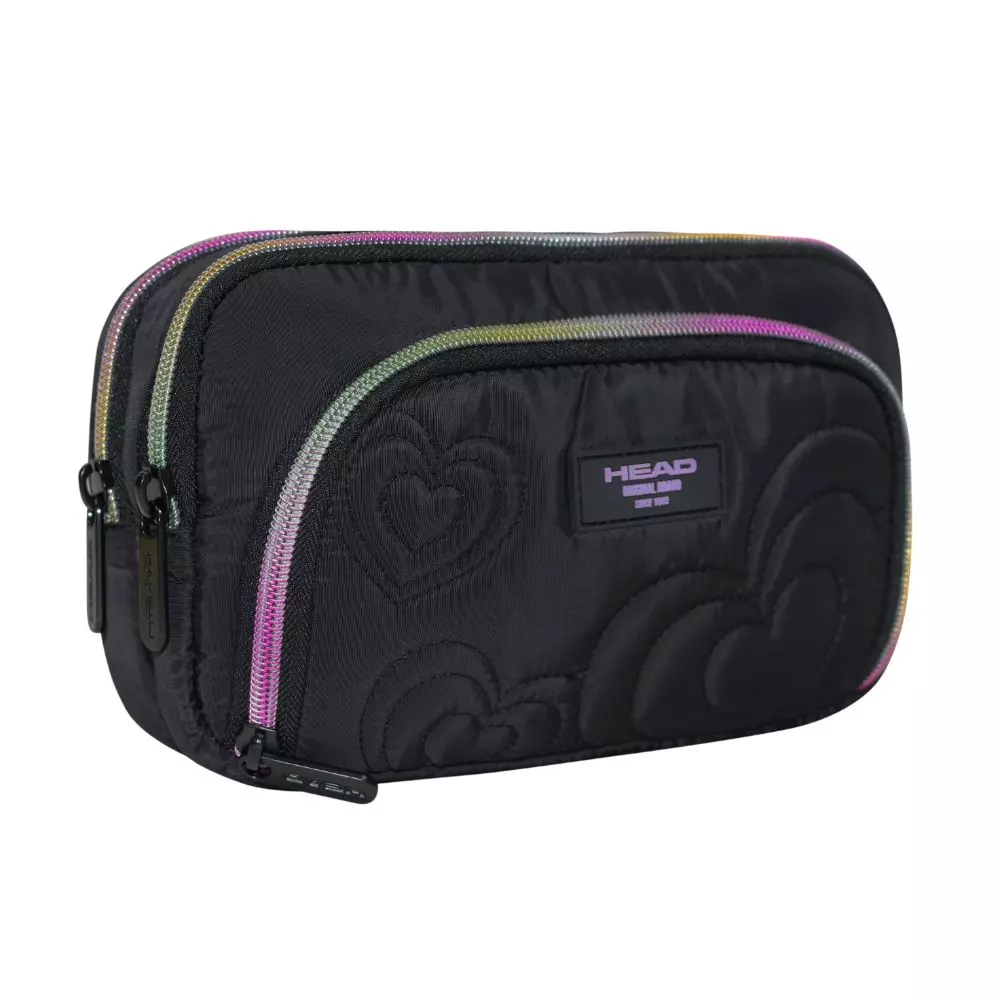 ESTUCHE HEAD CASE HEART QUILT NEGRO 